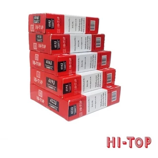 HI-TOP ลูกแม็ก ลูกแม๊ก ตะปู ลูกแม้ก ปืนยิงตะปูขาคู่ เบอร์ 410J 413J 416J 419J 422J (5,000นัด/กล่อง) ใช้คู่กับปืนลม 422J