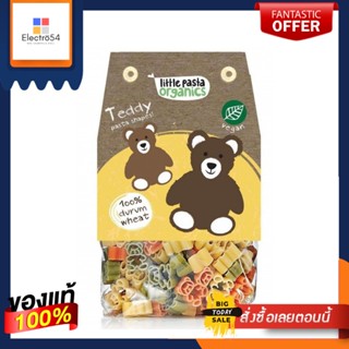 Little Pasta Organics Teddy Pasta Shapes 250g เส้นพาสต้า ออแกนิค สำหรับลูกน้อย