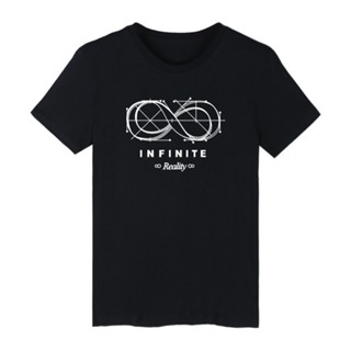 เสื้อยืดครอป เสื้อยืดแฟชั่นพิมพ์ลาย Infinite Bts สําหรับผู้ชายการพิมพ์ KPOPเสื้อยืดแขนสั้นสไตล์สตรีท