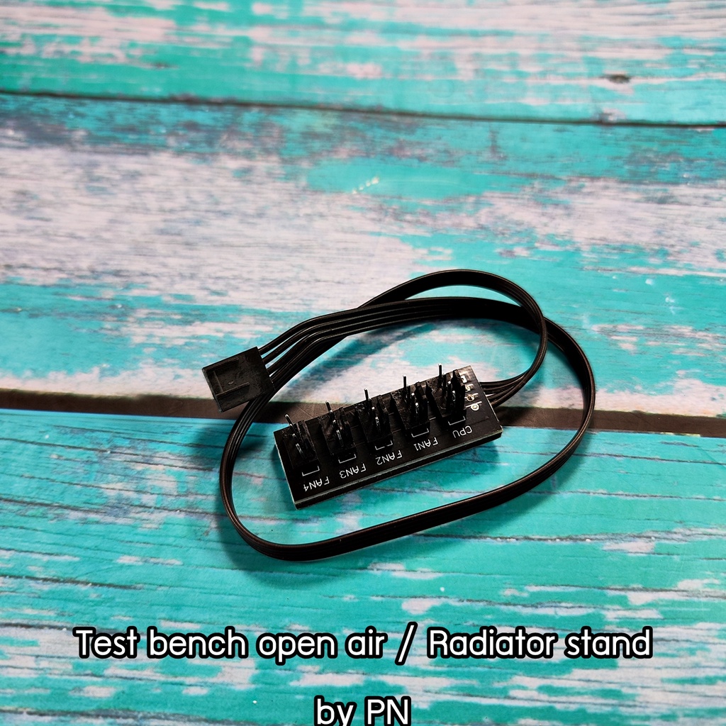 สายเพิ่มความยาว สายต่อ 4PIN PWM 1หัว ออก 2/3/4 สำหรับพัดลมคอมพิวเตอร์ FAN PC