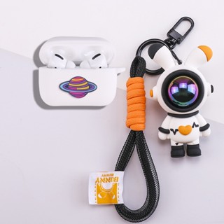 Compatible with AirPods Pro2 Case Cartoon Bear Creative Astronaut Keychain Pendant for AirPods 3 Silicone Soft Case Cover Cute Stitch Pendant AirPods Pro Headphone Case Cover for AirPods 2 Cover