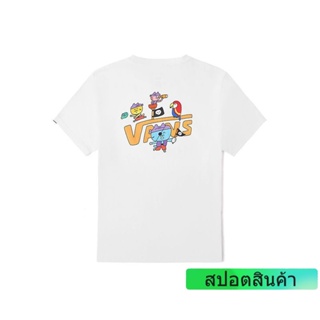 Tee เสื้อยืด เสื้อยืดแฟชั่น⊙Vance Vans Otw Vn0A4Rasblk Vn0A4Raswht เสื้อยืดแขนสั้นสําหรับผู้ชาย