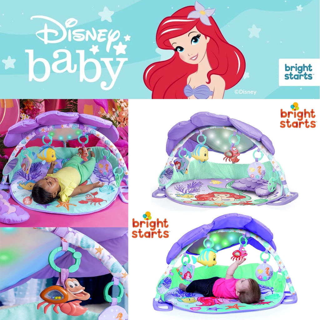 เพลยิม Bright Starts® Disney Baby® The Little Mermaid Twinkle Trove Activity Gym  ราคา 4,390 บาท