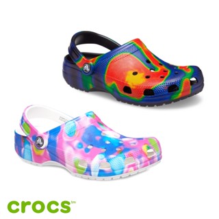 Crocs Collection รองเท้าแตะ รองเท้าแบบสวม CR UX Classic Solarized Clog 207556-089 / 207556-102 (1990)