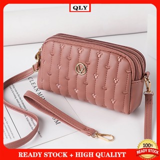 กระเป๋าสะพายไหล่ กระเป๋าถือ แบบสามชั้น แต่งซิป แฟชั่นสําหรับ…