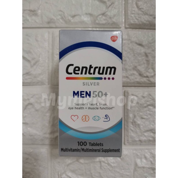 พร้อมส่ง USA Centrum Silver 50+ Men วิตามินรวมผู้ชาย multivitamins multi vitamin USA US vitamins adu