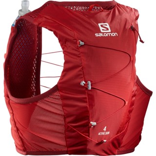 SALOMON ACTIVE SKIN 4 SET GOJI BERRY/RED CHILI - เป้น้ำสำหรับวิ่งเทรล