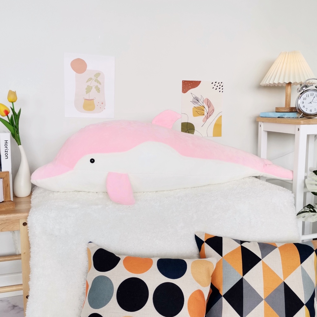 ตุ๊กตาโลมา 🐬🐬 ตุ๊กตาปลาโลมา ขนาด 70 ซม., 90 ซม. และ  110  ซม. ของขวัญ | Smileylife Shop - รูปที่ 5