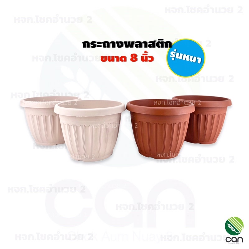 กระถางต้นไม้ 8 นิ้ว รุ่นหนา