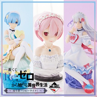 [Pre-Order] ฟิกเกอร์ Bandai Ichiban Kuji Re:Zero -  ~ Sweet sweet happy life! ~