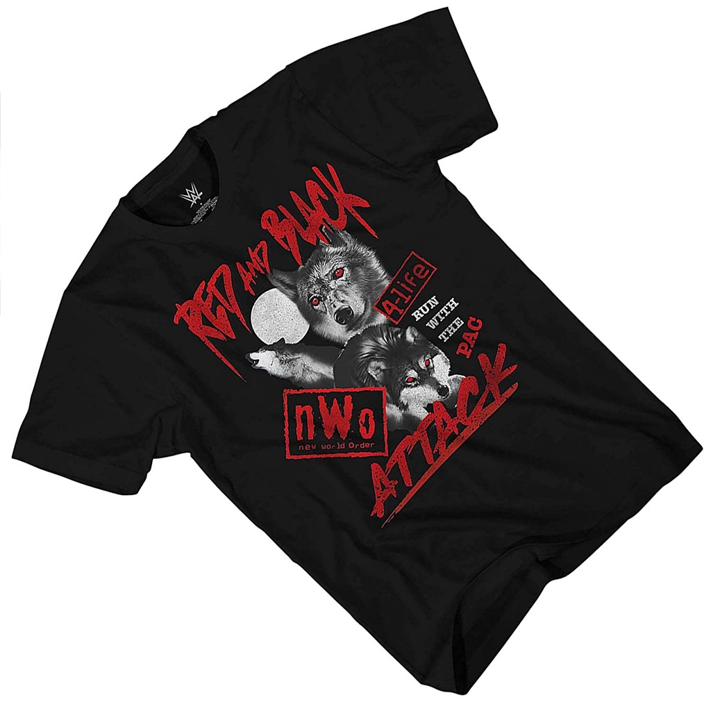 SKTT1 เสื้อยืดยอดนิยม WWE WCW Now Attack Shirt - New World Order - Hulk Hogan, Scott Hall And Kevin Nash T-Shirt Popular #4