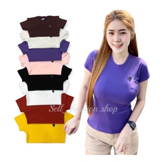 เสื้อยืดนมโตคอกลม/ปักลาย/ติดอะไหล่อก32-36นิ้วพร้อมส่ง