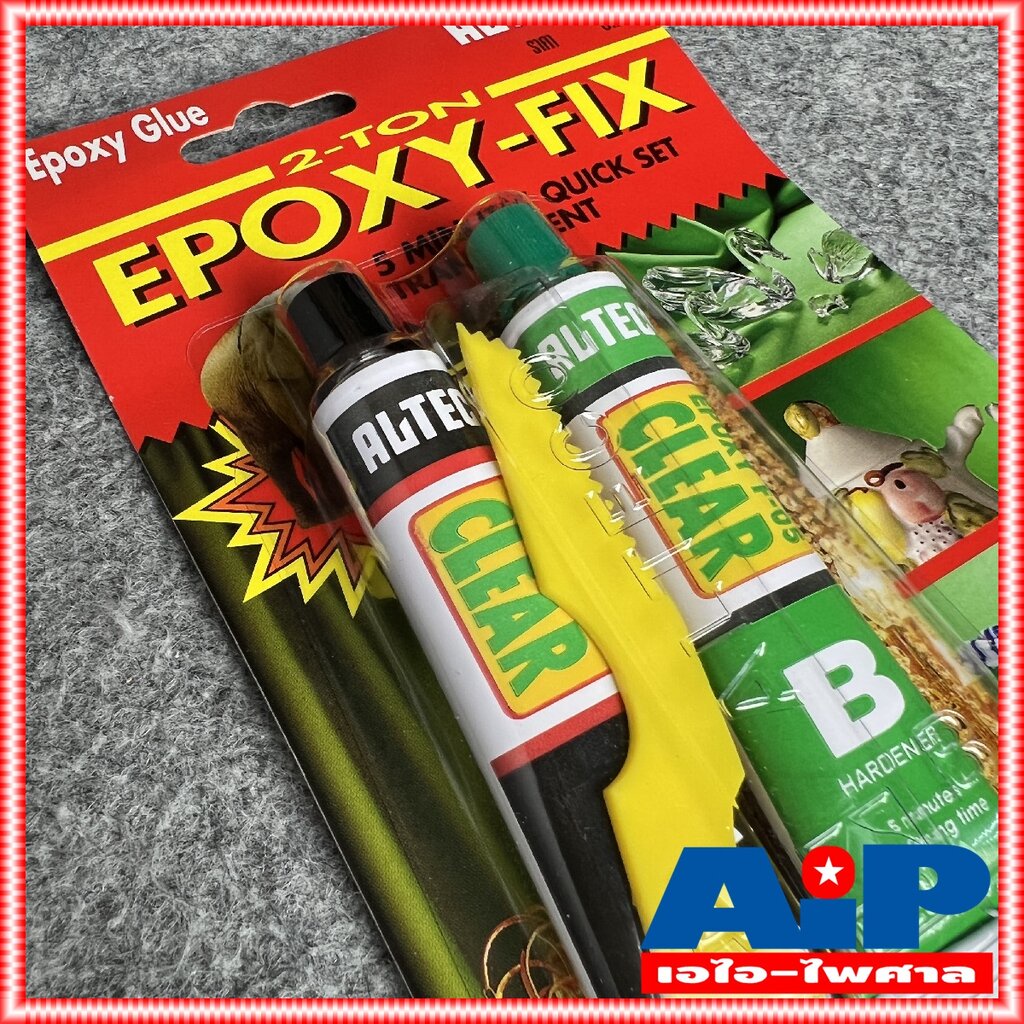 ยกโหล12แพ็ค ALTECO 40กรัม กาว หลอดคู่ 2ตัน สีใส ตราช้าง EPOXY FIX ติดลำโพง วอยซ์ ลำโพง เอไอ-ไพศาล - รูปที่ 6
