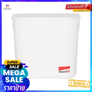 กล่องฝาปิด STACKO 63517 L CALLA 18x26.5x24 ซม. สีขาวSTORAGE BOX WITH LID STACKO 63517 L CALLA 18x26.5x24CM WHITE