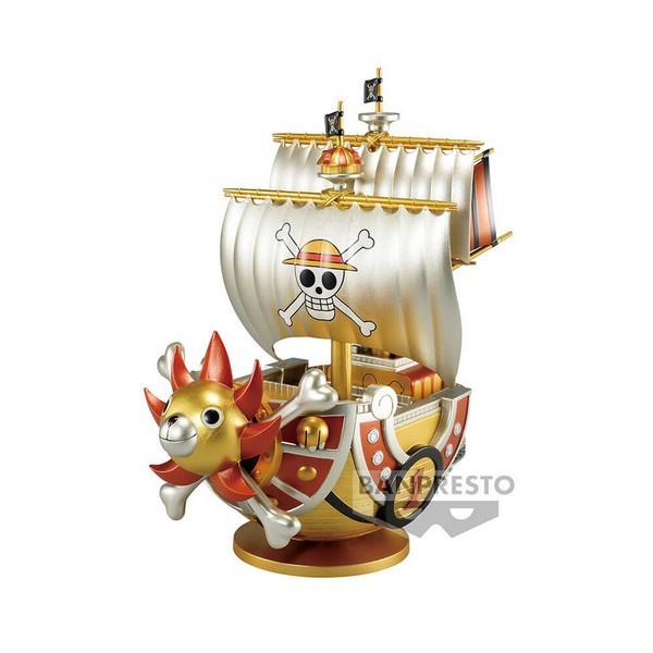 Banpresto WCF One Piece Mega World Collectable Figure Special - Thousand Sunny Special Gold Color 4983164189742 (Figure)