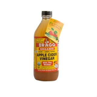 Apple Cider Vinegar Bragg 473ml  น้ำส้มสายชู น้ำส้มสายชูสกัด ACV