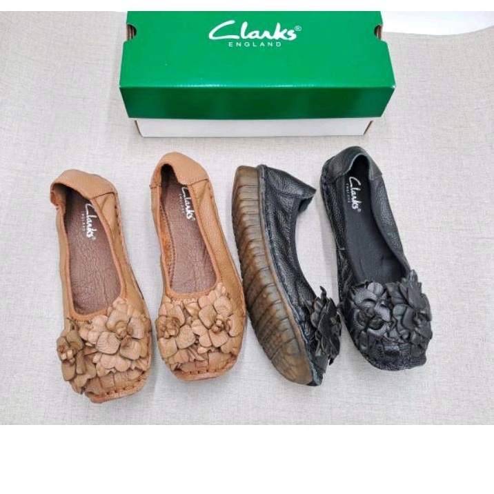 Clarks Flower Flats 2/Clarks Flower Women 's Shoes/Clarks