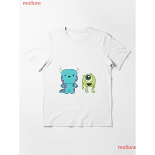 2022 การ์ตูน  มหาวิทยาลัยมอนสเตอร์ Mike And Sully Essential T-Shirt เสื้อยืดพิมพ์ลาย เสื้อยืดคู่รัก