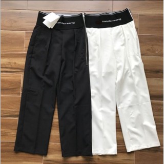 กางเกงขายาว อเล็กซานดร้า trench trousers elastic waistband Pre-order 10 days