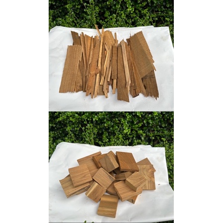 เศษไม้สัก เศษไม้ DIY ไม้เชื้อไฟ