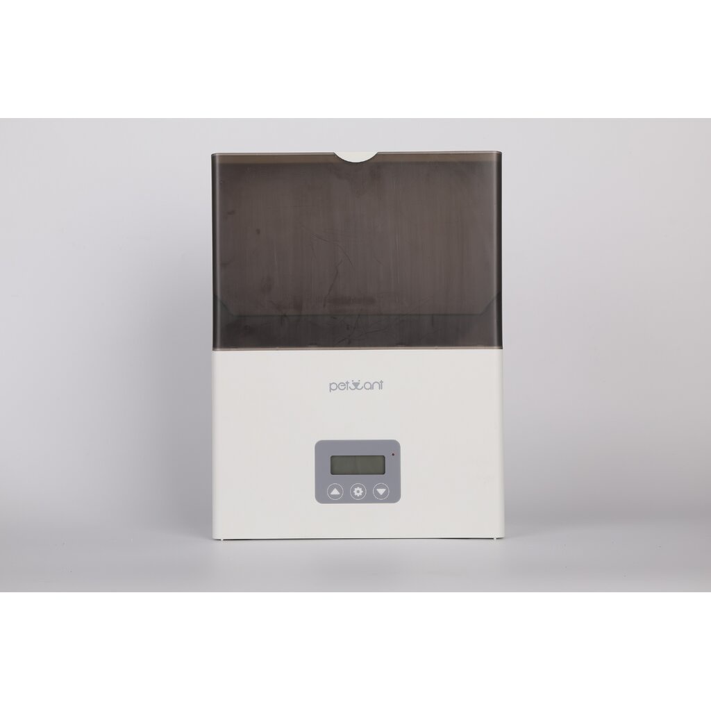 เครื่องให้อาหารแมวอัตโนมัติแบบติดข้างกรง PETWANT F4-LCD
