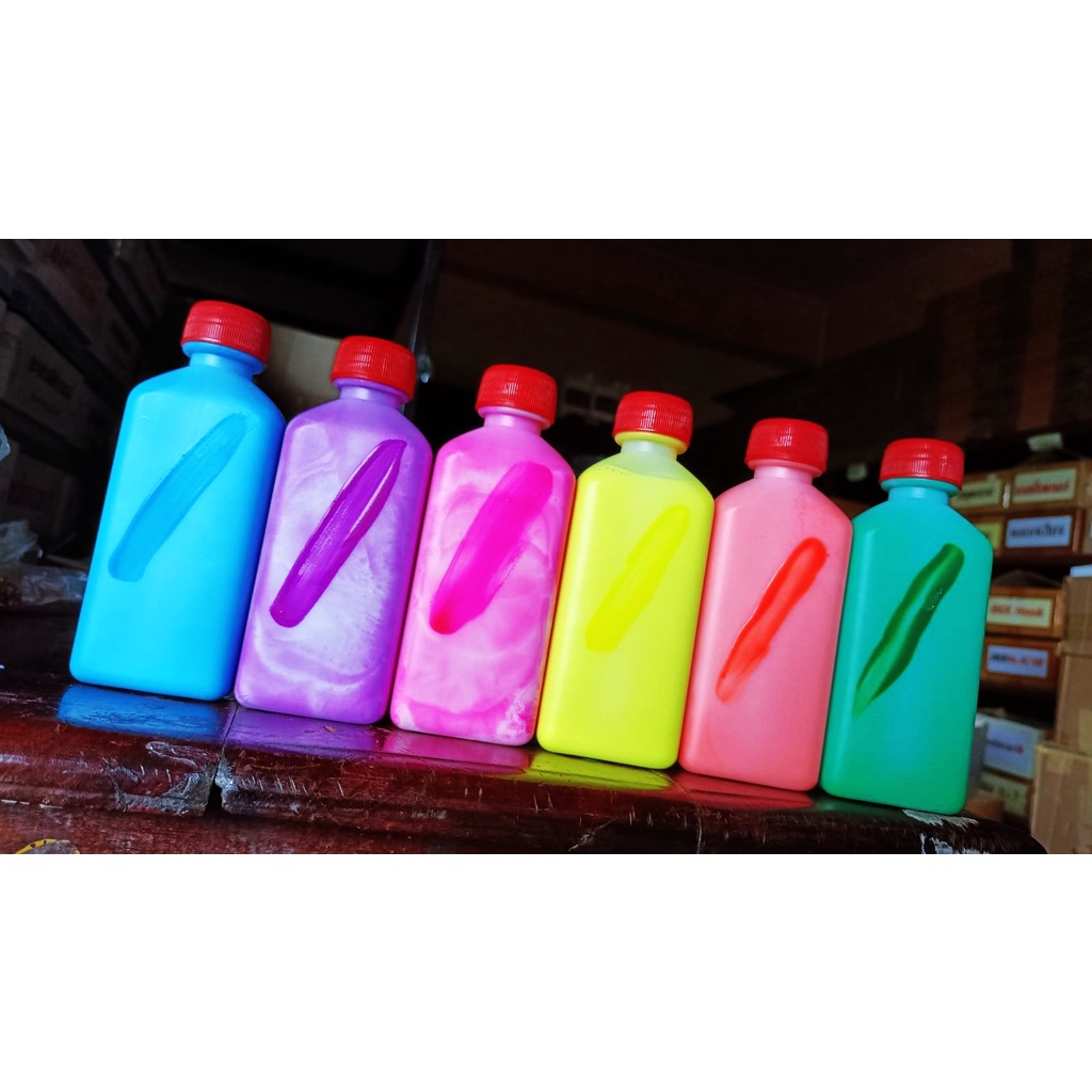 แม่สี สีสะท้อนแสง สีพิเศษ หัวแม่สีเข้มข้น สีสะท้อนแสง สำหรับทำกบยางโดยเฉพาะ
