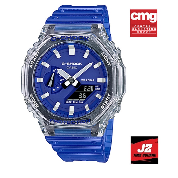 แท้แน่นอน 100% ออกใหม่ล่าสุด กับ G-Shock GA-2100HC-2ADR อุปกรณ์ครบทุกอย่างพร้อมใบรับประกัน CMG ประหน