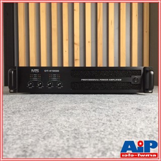 NTS DT-41200 poweramp 4CH เพาเวอร์แอมป์ เป็นพาวเวอร์ที่มี 4 ช่อง ขนาดความสูง 2U เป็นเครื่องขยายเสียง รูปแบบ CLASS D D...