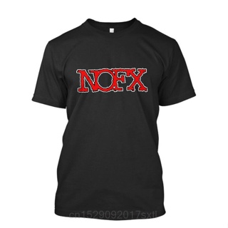 เสื้อแฟชั่นผญ เสื้อยืดแฟชั่น เสื้อขาว - ผู้ชาย tshirt oversize ใหม่ NOFX วงร็อค s ขนาดเสื้อยืด Tee