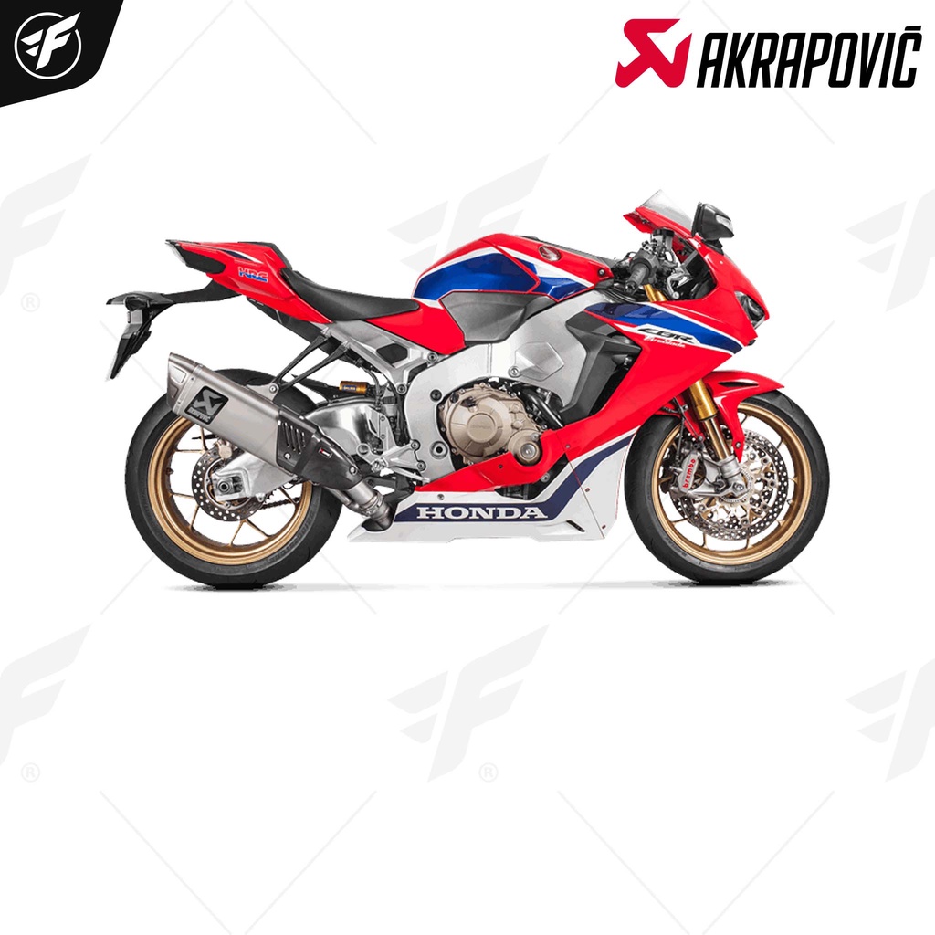 ท่อสูตร/ท่อแต่ง/ท่อไอเสีย Akrapovic Slip on ปลายดาบ GP Logo Aluminium Limited : for Honda CBR1000RR 2017-2019 SP