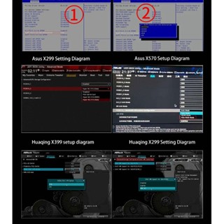 R* การ์ดขยาย PCI-E X16 เป็น M.2 NVME 4 พอร์ตความเร็วเต็มรูปแบบ VROC RAID