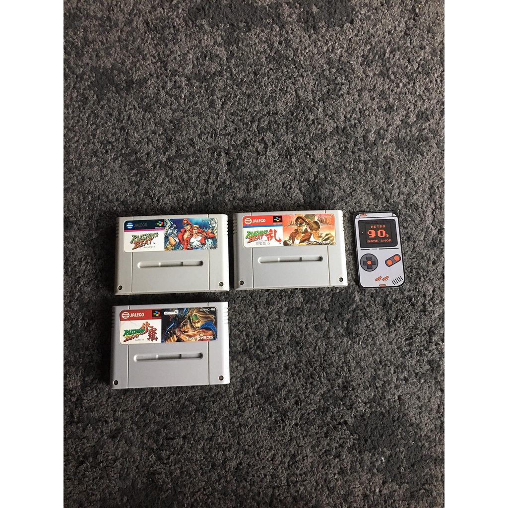 Jaleco Cartridge Super Famicom Rushing Beat Collection / Japan