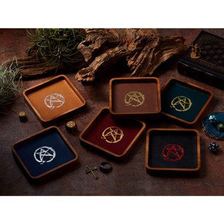 Evening Star Square Mini Tray | ถาดไม้ ถาดทอย ลูกเต๋า Dice DnD D&amp;D MTG RPG TRPG เกมกระดาน บอร์ดเกม Game Magic เมจิก