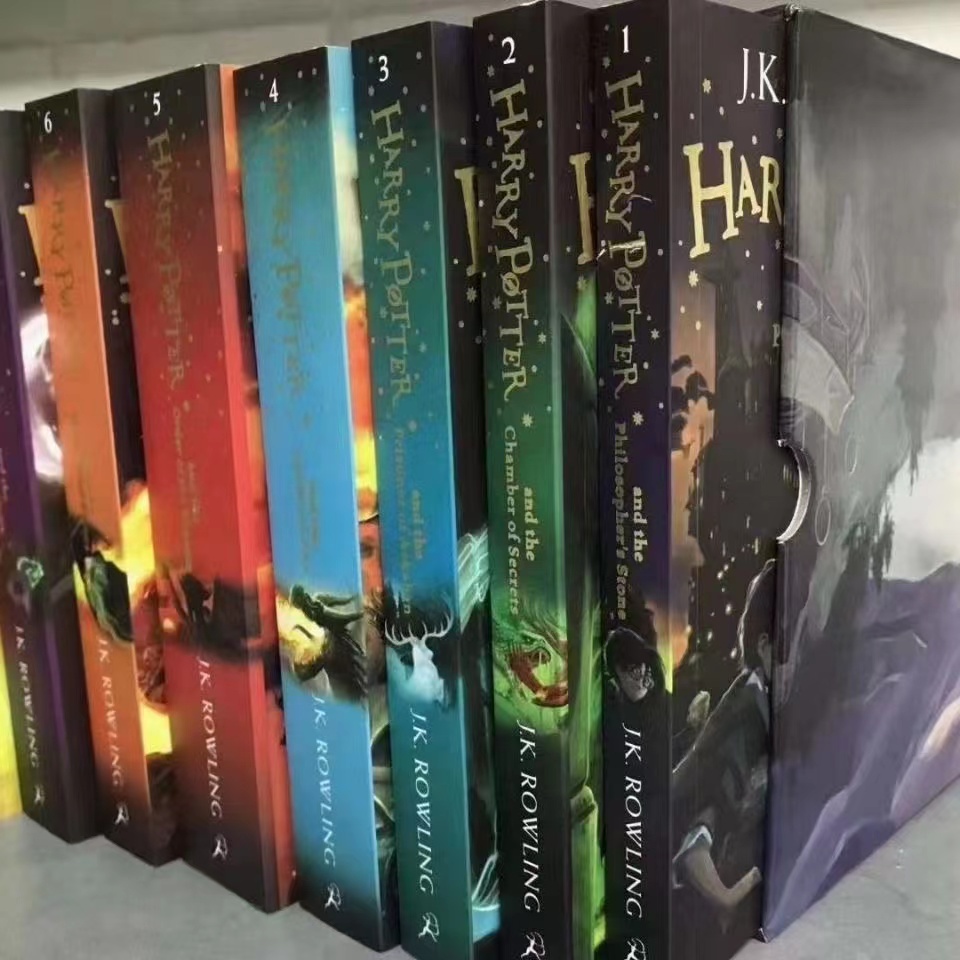 หนังสือ 8 เล่ม / ชุดสะสม Harry Potter หนังสือนวนิยายต่างประเทศหนังสือนิทานภาษาอังกฤษสำหรับเด็กหนังสืออ่านภาษาอังกฤษสำหรั