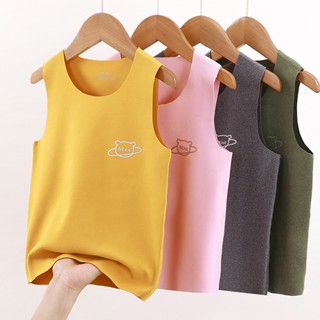 [ML] พร้อมส่ง เสื้อกั๊ก ผ้ากํามะหยี่ ให้ความอบอุ่น สไตล์เยอรมัน สําหรับเด็กผู้ชาย และเด็กผู้หญิง 80-140 ซม.