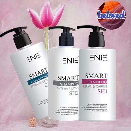Enie Smart Shampoo Repair & Caring SH1/Anti-Hair Loss SH2/Conditioner Repair & Caring CD1 320 ml สำห