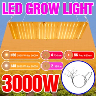 3000W ไฟปลูกต้นไม้ ไฟ220V LED ในร่ม Grow Light 2000W ไฟปลูก 1500W ไฟเต็มสเปกตรัม 110V Full Spectrum Growth เต็นท์แผง1000W