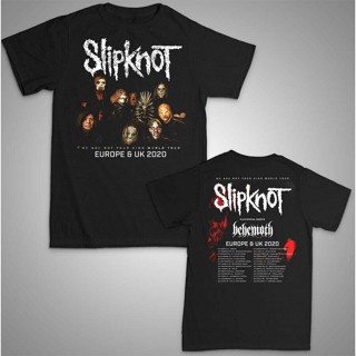 เสื้อผู้ชายเท่ - Slipknot - เสื้อยืด Unisex - ยุโรปทัวร์สหราชอาณาจักร 2020 เราไม่ใช่เพลงวงดนตรีของค