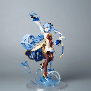 1/7 Genshin Impact Ganyu โมเดลฟิกเกอร์ PVC อะนิเมะ GK ของสะสม ขนาด 28 ซม.