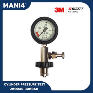 3M SCOTT, CYLINDER PRESSURE TEST GAUGECYLINDER PRESSURE TEST GAUGE 200BAR-300BAR