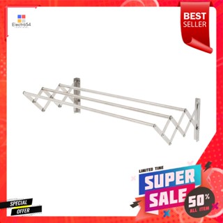 ราวติดผนังสเตนเลสรุ่นตรง3เส้น 80cm PLIMWALL RACK STAINLESS 3 BARS 80cm PLIM