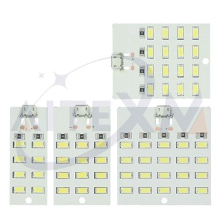 แผงไฟฉุกเฉิน LED 5730 Smd 5V 430mA~470mA สีขาว Mirco USB 5730 USB DIY