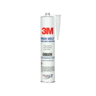 3M 08609 กาวติดกระจกรถยนต์ สีดำ ขนาด 310ml (10.5 Oz) กาว กาวติดกระจก 3เอ็ม