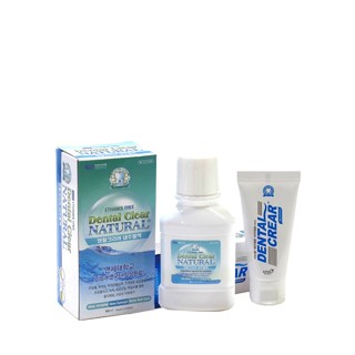 DENTAL CLEAR ชุดพิเศษ ชาเขียวบ้วนปาก DENTAL CLEAR 80 ml 1 ขวด + ยาสีฟัน DENTAL CLEAR 50 g. 1 หลอด