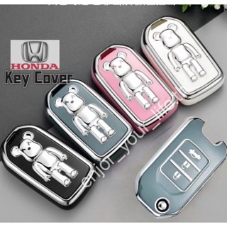 ครอบกุญแจรถฮอนด้า HONDA CIVIC CITY ACCORD URV CRV HRV honda car key cover honda key bag honda 2022 key cover