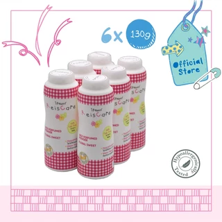 ReisCare แป้งหอมไร้ซแคร์ กลิ่นฟลอรัล สวีท 6 กระป๋อง x ขนาด 130 กรัม