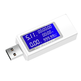 Pcf* เครื่องทดสอบแรงดันไฟฟ้าดิจิทัล USB โวลต์มิเตอร์ ตัวบ่งชี้ตรวจจับความจุ