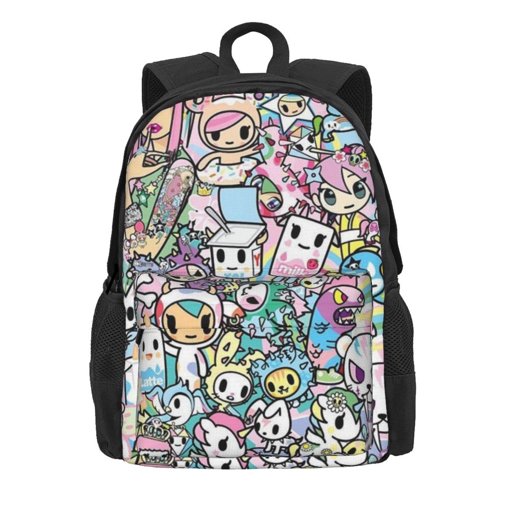 Tokidoki x JuJuBe กระเป๋าเป้สะพายหลังความจุใหญ่ Unisex สำหรับนักเรียนทั้งชายและหญิง