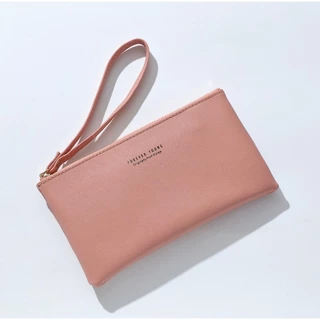 กระเป๋าสตางค์แฟชั่นแบบยาว Wallet Phone Bag ใส่มือถือได้ พร้อมสายคล้องมือ พกพาสะดวก สีน่ารัก รุ่น D8001