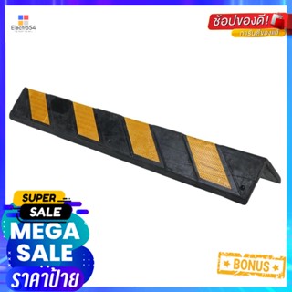 ยางกันชนขอบเสา YAMADA 80X10X1 CM สีเหลือง/สีดำRUBBER CORNER GUARD YAMADA 80X10X1CM YELLOW/BLACK